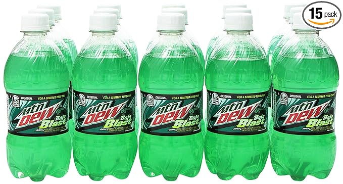 Mountain Dew Baja Blast 16 Fl Oz (Pack of 15)