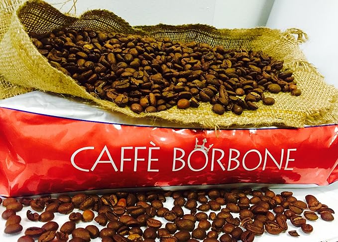 Caffè Borbone Whole Bean Coffee Dark Roast Red Blend Authentic Italian Coffee 2.2 lb Bag