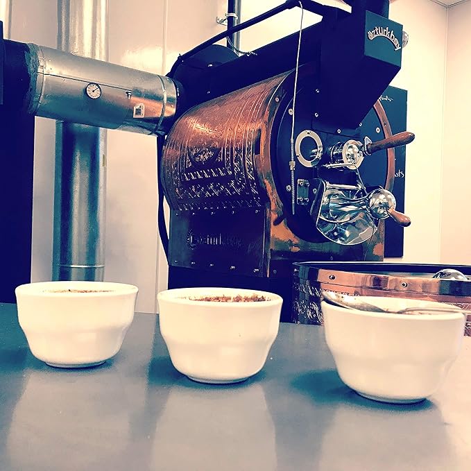Single Origin Sumatra Coffee Beans Aged in Stout Whiskey Barrels - Ground Coffee - 12 oz and Rwanda Coffee Beans Aged in Thomas Tew RUM Barrels - Ground Coffee - 12 oz