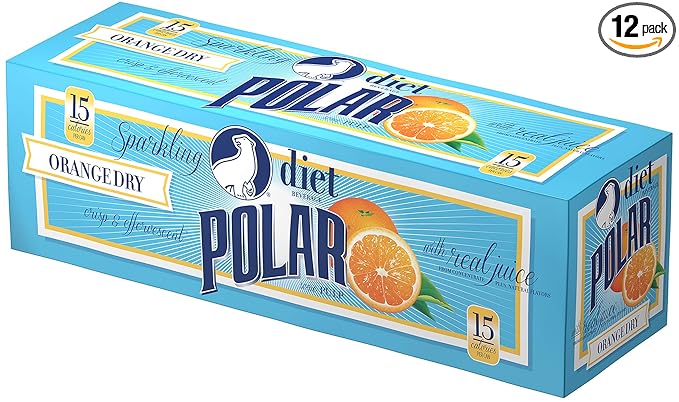 Polar Beverages Pink Grapefruit Polar Dry 12 Fluid Ounce (Pack of 12)