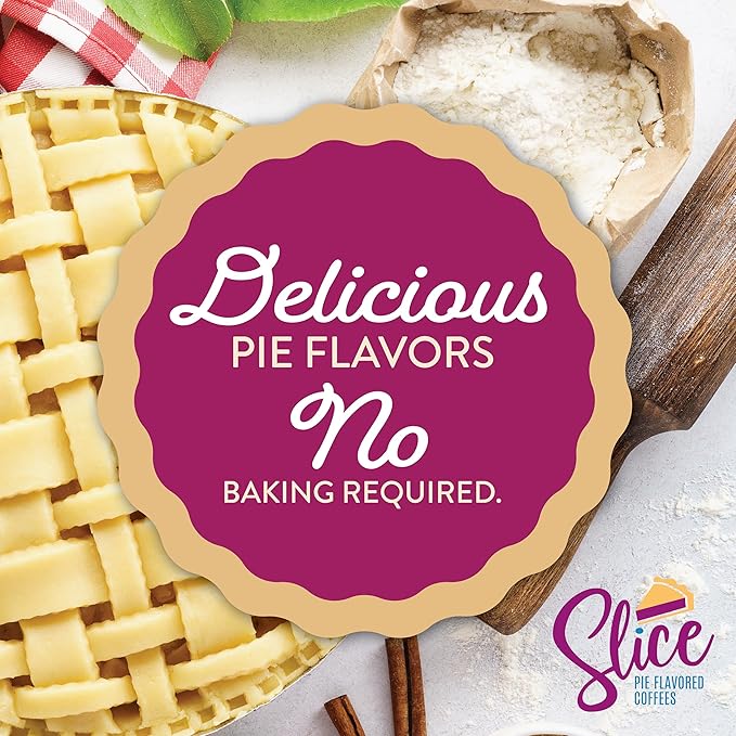 Slice Coffee Flavored Coffee for Keurig K Cup Brewers Blackberry Pie 40 Count