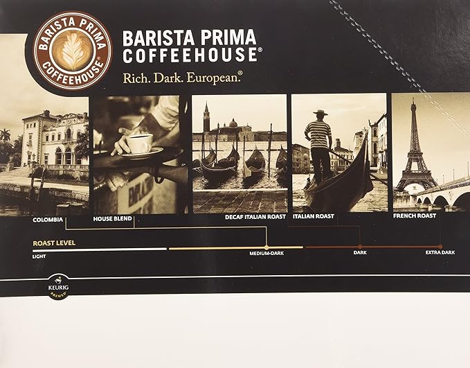 Barista Prima Coffee DECAF ITALIAN (1 Box of 24 K-Cups)
