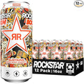 Rockstar Energy Drink Boom Whipped Orange 16 Fl Oz (Pack of 12)