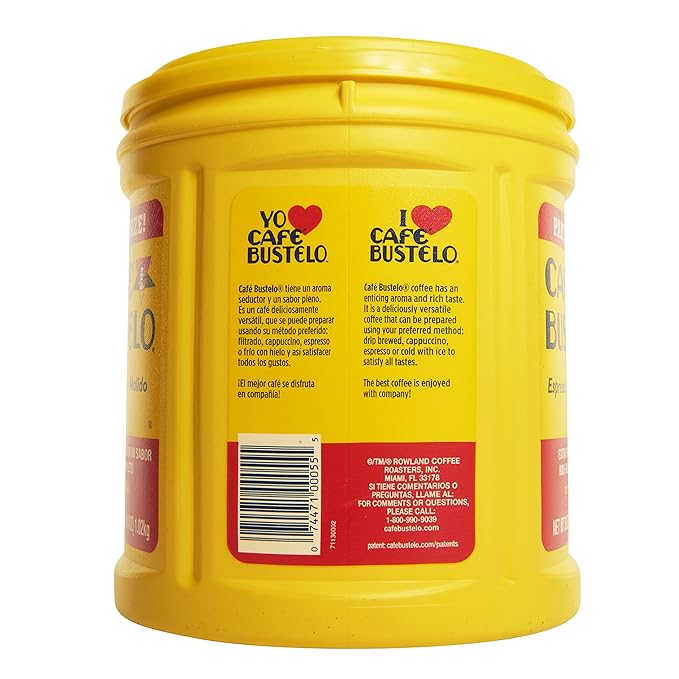 Café Bustelo Espresso Dark Roast Ground Coffee 36 Ounce (Pack of 3)