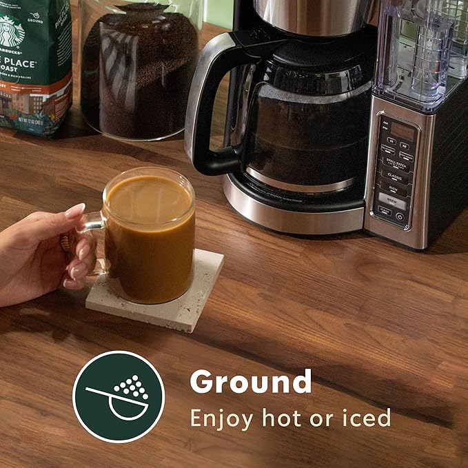 Starbucks Ground Coffee Medium Roast Hot or Iced Coffee Pike Place Roast Six 12 oz Bags