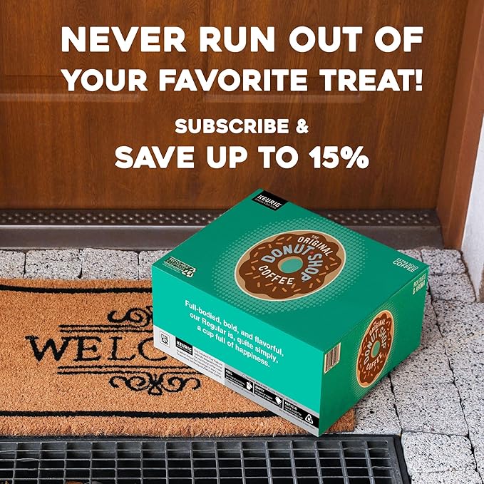 The Original Donut Shop Regular Keurig Single-Serve K-Cup Pods Medium Roast Coffee 48 Count Pack of 4