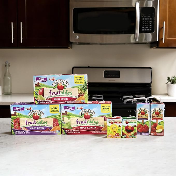 Apple &amp Eve Fruitables Variety Pack 6.75 Fl. Oz. - 32 Count