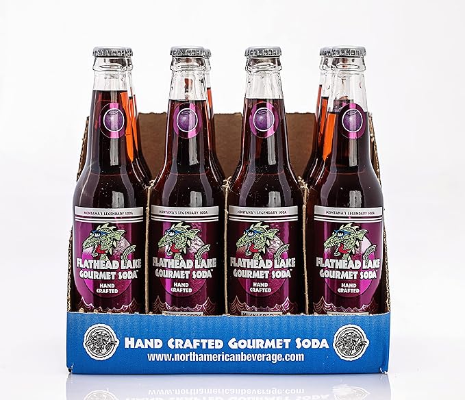 Flathead Lake Gourmet Soda (Huckleberry)