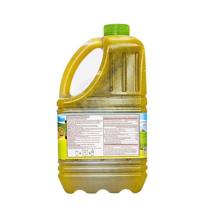 Canoa Fruit Pulp - Made With Real Fruit - 64 Fl Oz - Make Juices Cocktails Desserts and More - Choose From Many Flavors - Pineapple