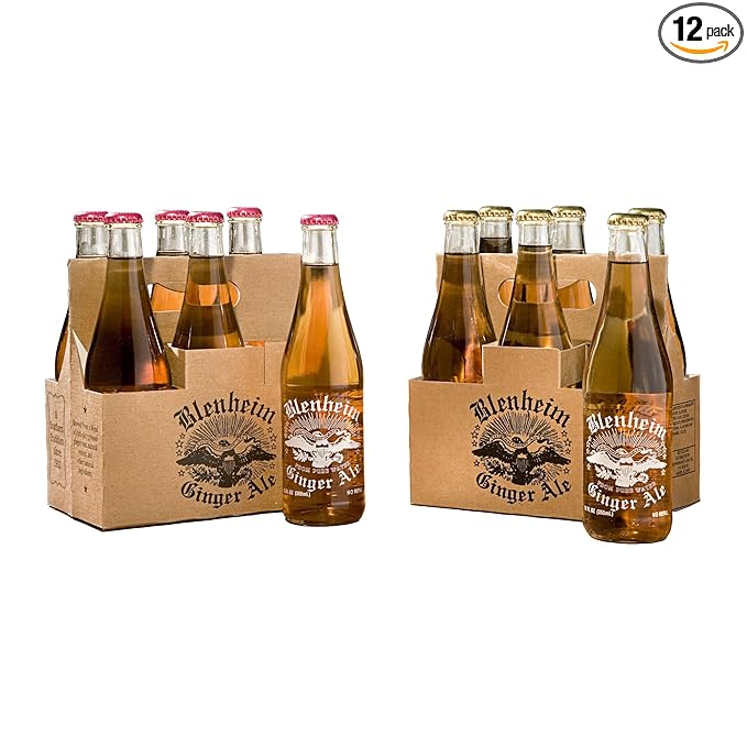 Blenheim Ginger Ale Soda Sampler Pack- Spicy and Medium Heat - Set of 12