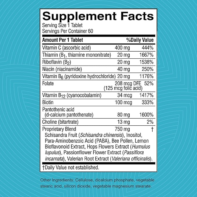 Nature's Sunshine Nutri-Calm 60 Tablets