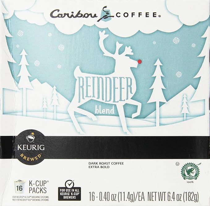 Caribou Reindeer Blend Keurig 2.0 K-Cup Pack 16 Count
