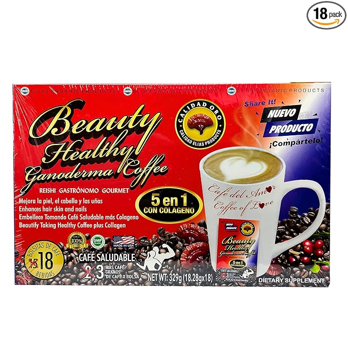 Beauty Healthy Ganoderma Collagen Coffee Ready To Use 5 in 1