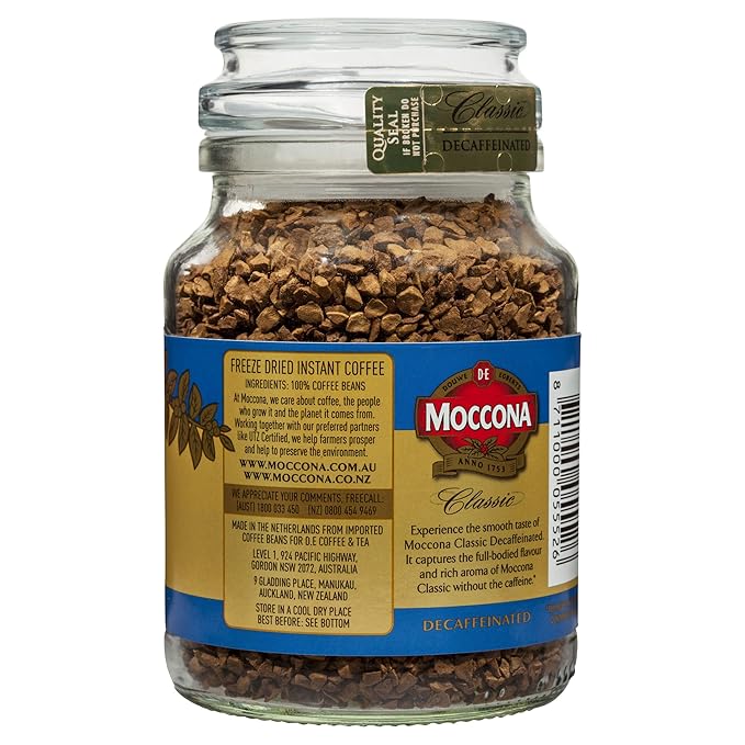 Douwe Egberts Pure Decaf Instant Coffee Medium Roast 3.5-Ounce 100g