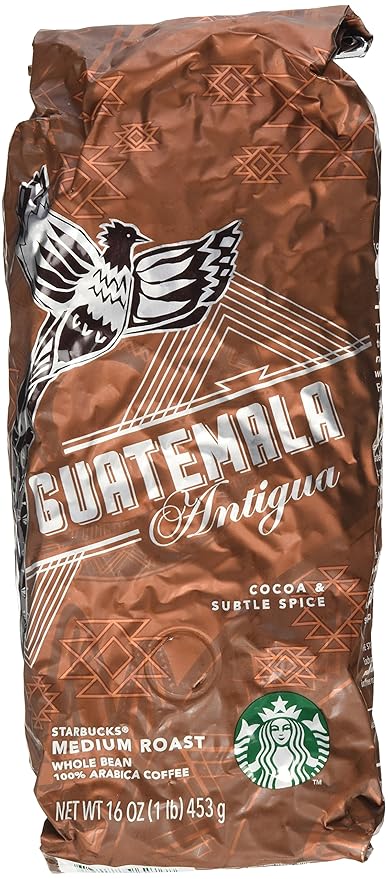 Starbucks Guatemala Antigua Whole Bean Coffee 16 Ounce (Pack of 1)
