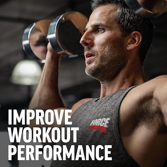 Force Factor Test X180 Alpha v2 T-Support for Men T-Supplement to Help Build Strength Boost Nitric Oxide and Support Daily Performance 120 Tablets