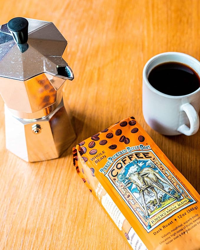 Raven's Brew Ground Coffee Variety Pack - 3 Delicious Flavors - Three Peckered Billy Goat Deadman's Reach and Double Dead - 12oz each