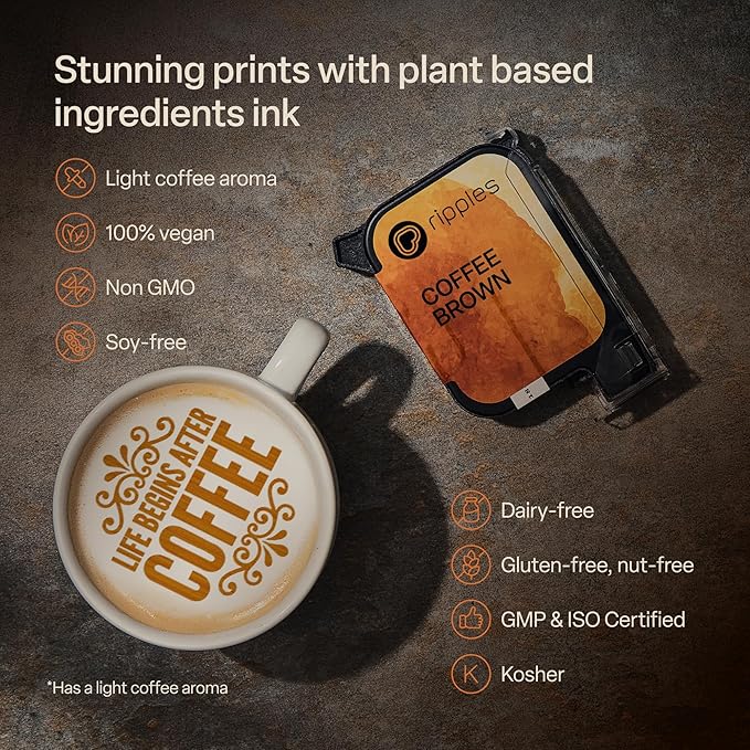 Ripples Pods - Natural Extracts Maker Machine | Plant-Based No Artificial Colors No Preservatives (Coffee Pod)