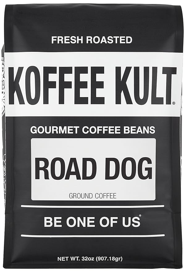 Koffee Kult Road Dog Dark Roast Coffee (ground coffee 32oz)