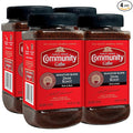 Community Coffee Signature Blend Dark Roast Instant Coffee 7 Ounce Jar (Pack of 4)