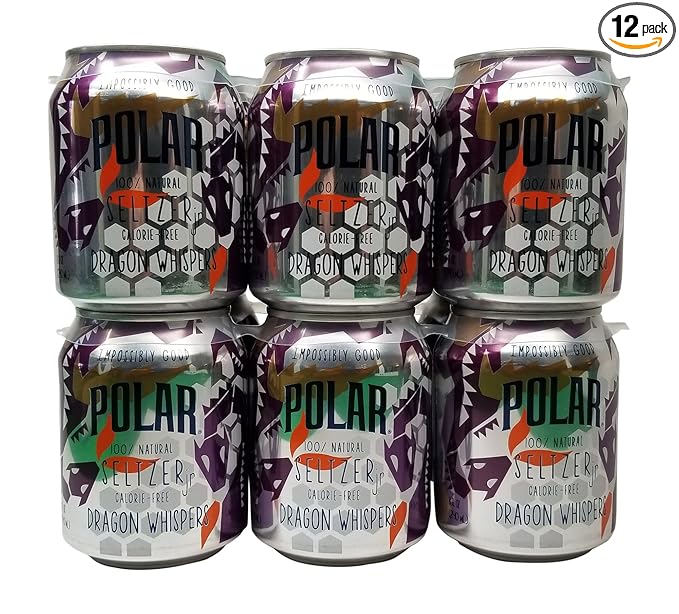 Polar Seltzer Impossibly Good Dragon Whispers 12 pk 8 oz. Cans