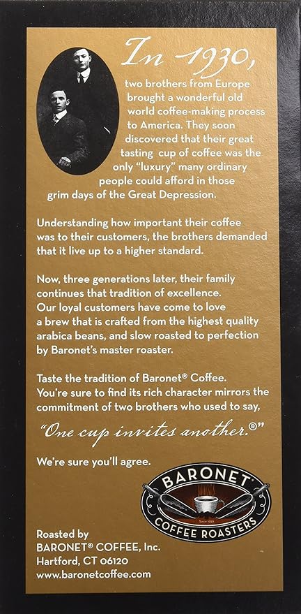 Baronet Coffee Organic Small Village Coffee Pods Bag - Fair Trade Medium Roast - 3 Boxes of 16 Single Serve Pods - 48 Count 12 Grams - Individually Wrapped for Freshness Rich Traditional Flavor