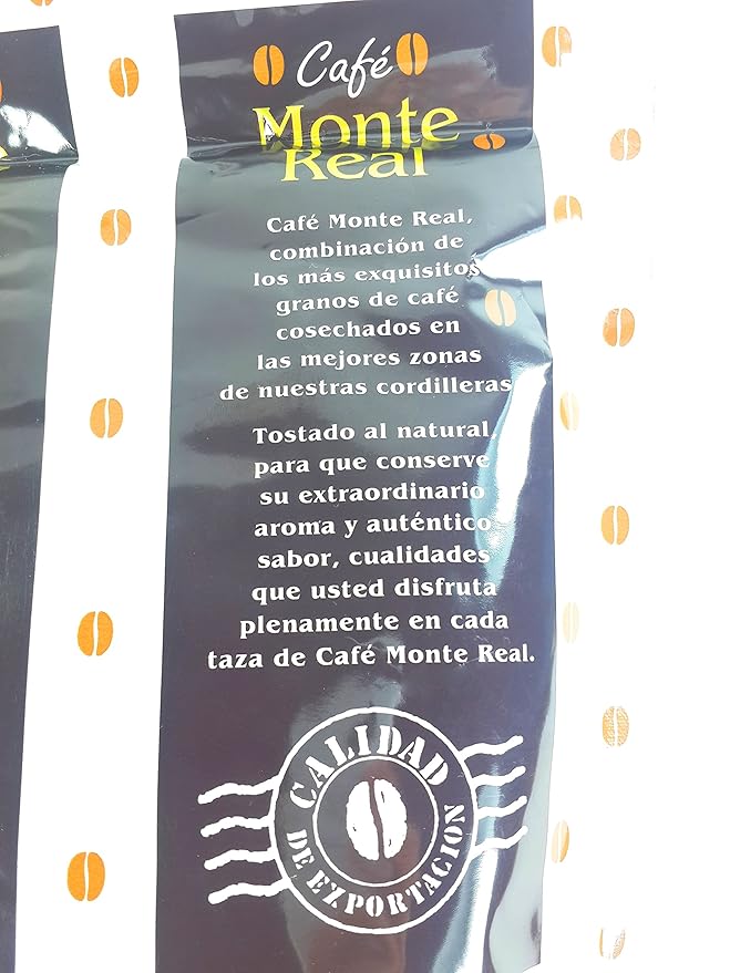 Monte Real Ground Dominican Coffee 20 Bags/Pounds Pack