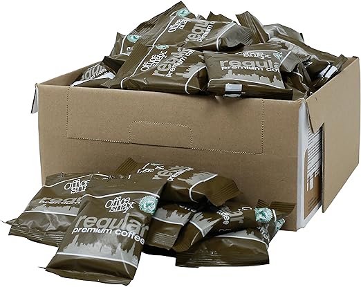 Office Snax OFX00034 Pure Arabica Regular Coffee (Carton of 63 Packets)