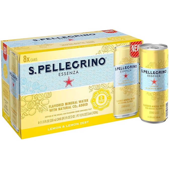 S.Pellegrino Essenza Variety pack - Blood Orange Lemon Dark Morello Cherry11.15 Fl. Oz (Pack of 24)