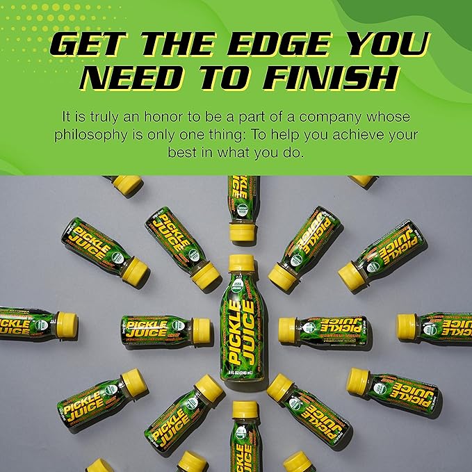 Pickle Juice Sports Drink Multi Pack - Extra Strength Regular &amp Chili Lime Shots - Electrolyte Pickle Juice Shots for Day &amp Night Time Leg Cramp Relief - 2.5oz 60 Units