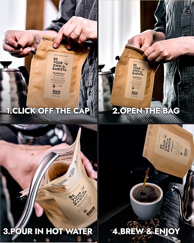 Gourmet Outdoor Coffee Gift Set for Men &amp Women - 10 World's Finest Single Origin Specialty &amp Organic Coffees in Innovative Brewers | Sampler Box for Coffee Lover to Brew &amp Enjoy Anytime