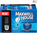 Maxwell House Single Serve K-Cups Cafe Collection Original Roast 12 Count 4.12oz Box (Pack of 6)