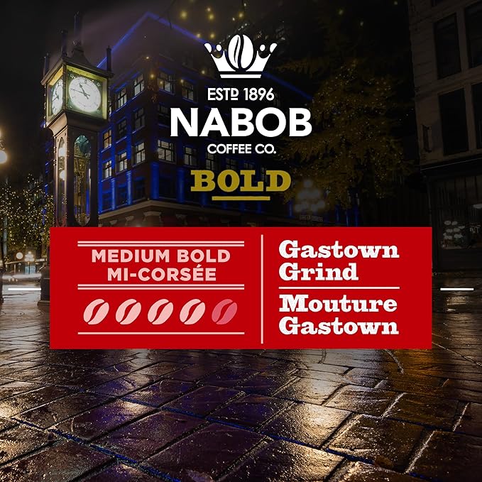 Nabob Bold Gastown Grind Ground Coffee 340g/12 oz