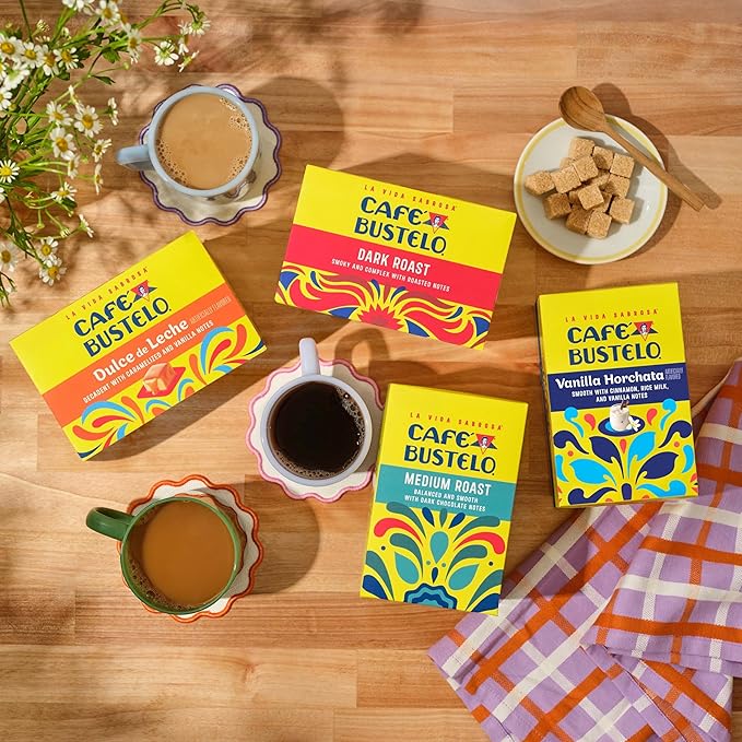 Café Bustelo Dark Roast Single Serve Coffee Pods 10 Count (Pack of 6)