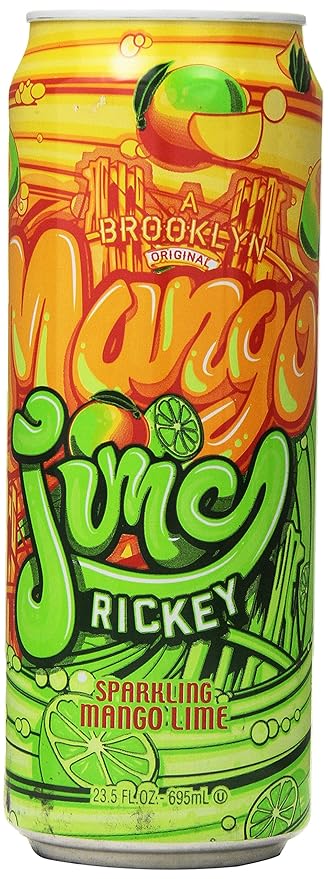 AriZona Lime Rickey Mango 23 Ounce (Pack of 24)