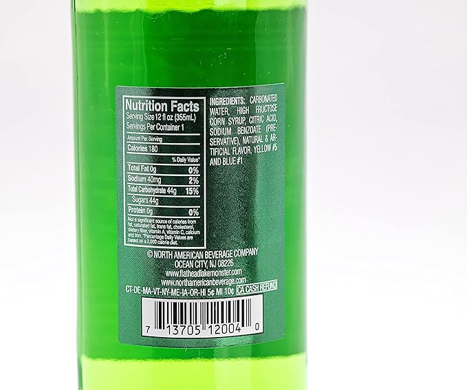 Flathead Lake Gourmet Soda Granny Apple 12-12oz Bottles