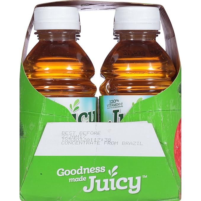 Juicy Juice Apple 10 Ounce 6 Bottles (Pack of 4)