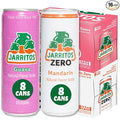 Jarritos Variety Pack of 16-12 oz Cans Authentic Mexican Soft Drink 8 Cans of Refreshing Guava Flavor and 8 Cans of Refreshing Mandarin ZERO Flavor