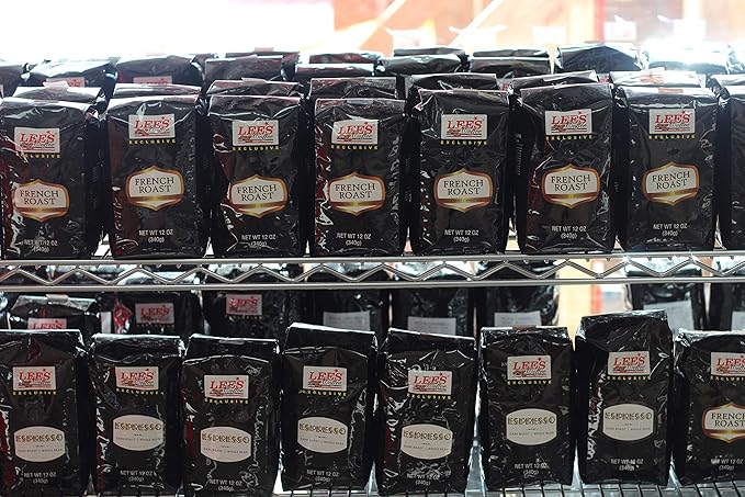 Lee's Coffee Exclusive Whole Bean Coffee Double French Roast 12 Ounce