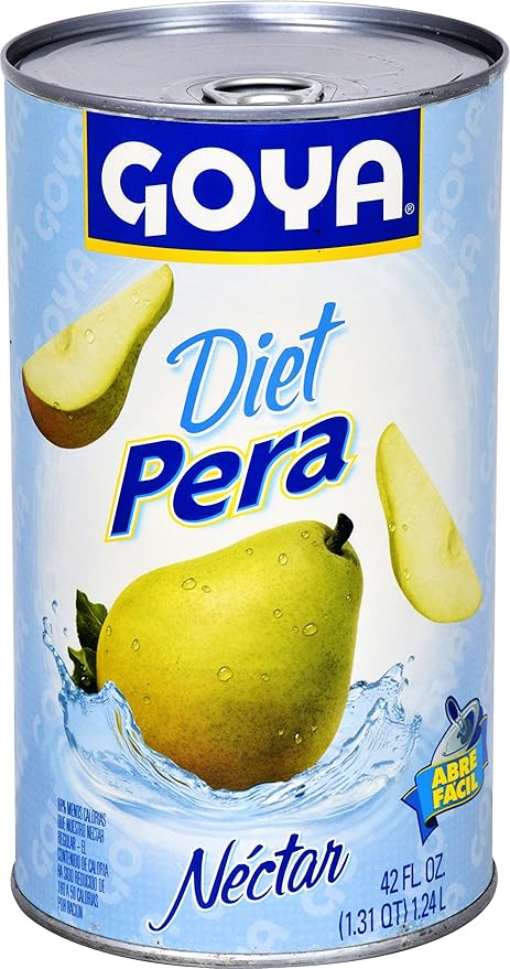 Goya Foods Diet Pear Nectar 42 Fl Oz (Pack of 12)