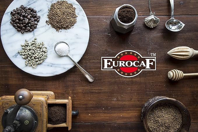 Eurocaf Blend Gold Whole Bean Coffee Medium Roast 2.2 Ib Original Italian Coffee (Pack of 1)
