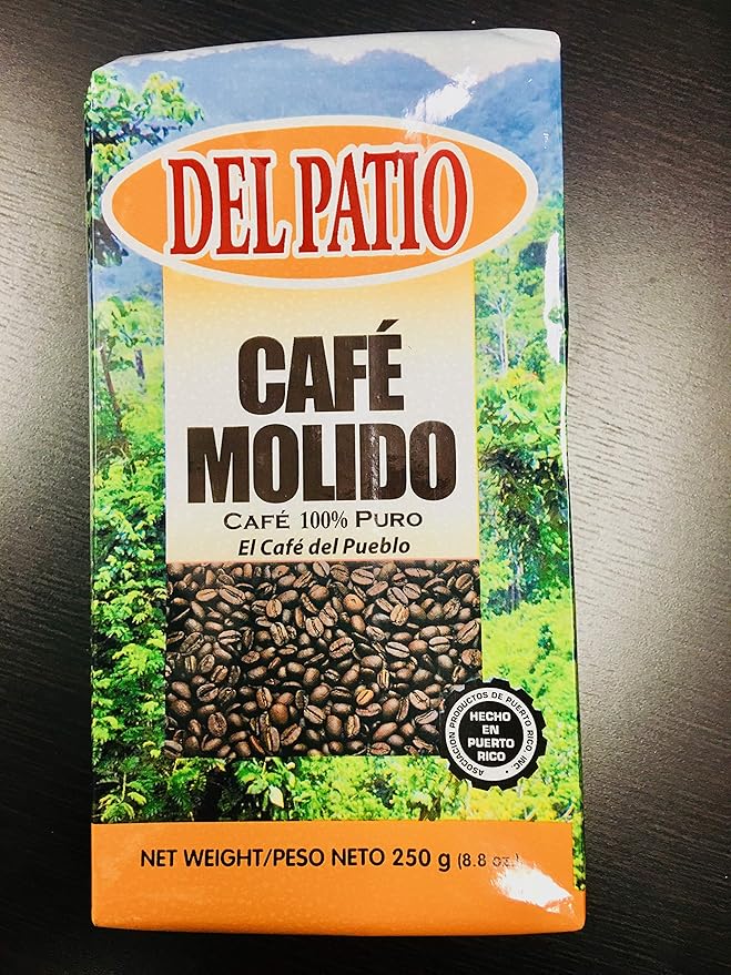 Puerto Rico Coffee Lovers - Value Pack 3 (Cafe Lareño &amp Cafe Del Patio) 8 oz Ground Coffee Bag (1 bag of each coffee)