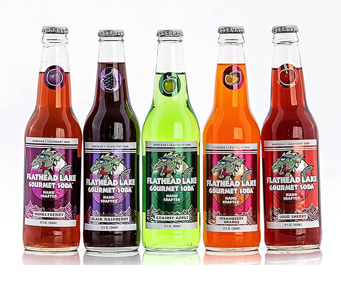 Flathead Lake Gourmet Soda (Black Raspberry)