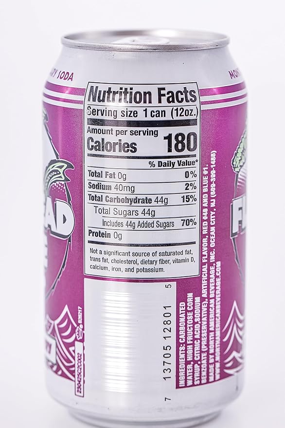 Flathead Lake Soda Pop (Huckleberry Cans) (24 Pack)
