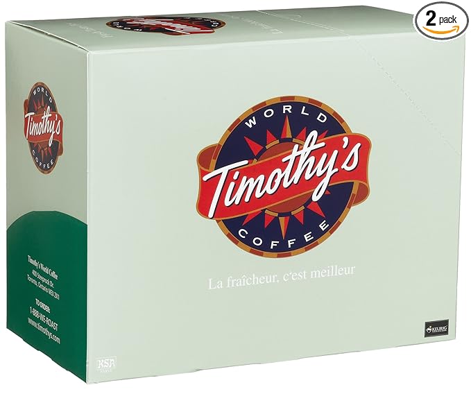 Timothy's World Tea White Orange Indulgence K-Cup Portion Pack for Keurig K-Cup Brewers 24-Count (Pack of 2)