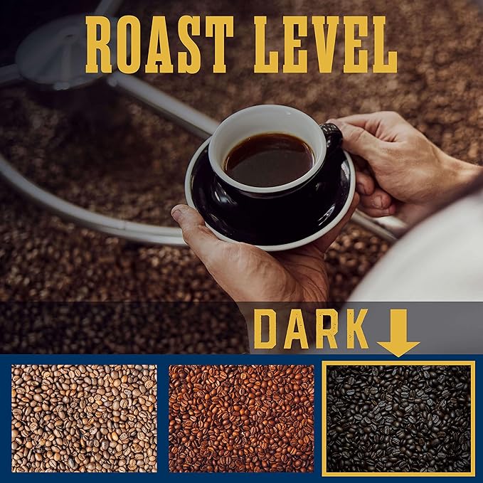 Boyer's Coffee Rocky Mountain Thunder Coffee Dark Roast Ground 6-Pack 12oz Bags