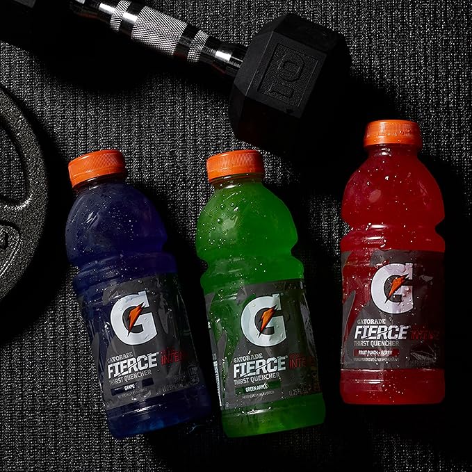 Gatorade Fierce Thirst Quencher Grape 12 Ounce Bottles (Pack of 24)
