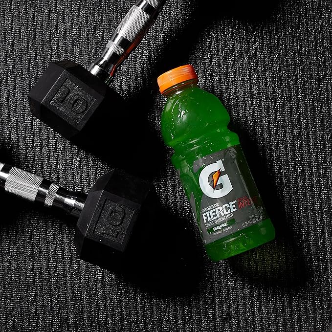 Gatorade Thirst Quencher Green Apple 12 Fl Oz (Pack of 24)