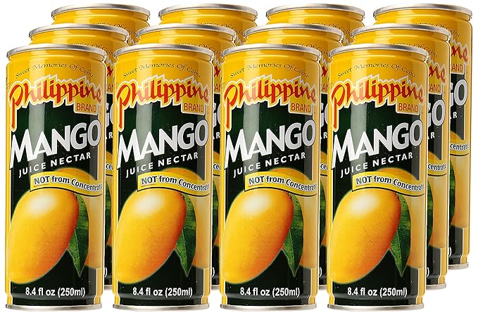 Philippine Juice Nectar Mango 8.4-Ounce (Pack of 12)