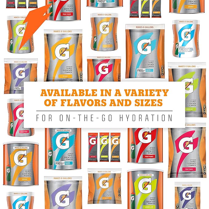 Gatorade Powder Bag Riptide Rush 1.31 Pound (Pack of 32)